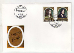 Enveloppe 1er Jour LUXEMBOURG Oblitération 1000 LUXEMBOURG 20/05/1996 - FDC