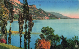 FRANCE - Lac Du Bourget - La Chambotte Et Le Lac Vus Du Port De Chindrieux - Colorisé - Carte Postale Ancienne - Le Bourget Du Lac