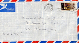 AFRIQUE DU SUD SEUL SUR LETTRE POUR LA FRANCE 1977 - Cartas & Documentos