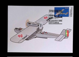 CL, Carte Maximum, Portugal, Aviation, Avion, CTT-Lisboa, 15 Outubro 1982, Cmasa Dornier Do "Wal" (Argos) - Maximum Cards & Covers