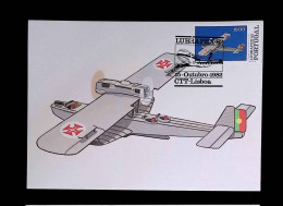 CL, Carte Maximum, Portugal, Aviation, Avion, CTT-Lisboa, 15 Outubro 1982, Cmasa Dornier Do "Wal" (Argos) - Cartoline Maximum