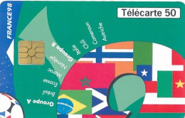 Télécarte France (03/98) Puzzle 4 Cartes France 98 (visuel, Puce, état, Unités, Etc Voir Scan) + Port - Ohne Zuordnung