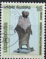 Luxemburg - L’abbraccio; Bronzestatue (MiNr: 1399) 1996 - Gest Used Obl - Gebruikt