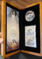 2006 Wildlife (Falcon) Canadian $5 Coin And Stamp Set, Mint - Canada