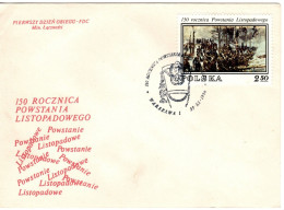 Poland 1980 - Anniversary Of The November Uprising 1830-1831 FDC First Day Cover - FDC