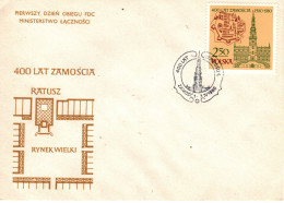 Poland 1980 Zamosc 400th Anniversary,First Day Cover - FDC