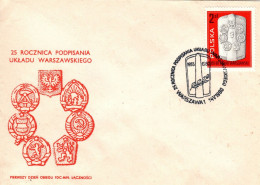 Poland 1980 Warsaw Pact,First Day Cover - FDC
