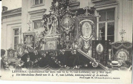 Lebbeke ; Jubelfeesten Ter Ere Van OLV Van Lebbeke Van 3 Mei 1908 , "OLV Tentoongesteld Op De Estrade " - Lebbeke