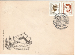 Poland 1982 Carved Head First Day Cover - FDC
