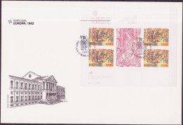 Europa CEPT 1982 Portugal FDC2 Y&Tn°BF36 - Michel N°B35 - 33,50e EUROPA - 1982