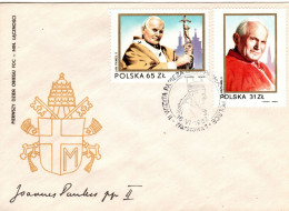 Poland 1983 Pope John Paul II Visit FDC,First Day Cover - FDC