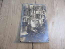 Carte Photo Surement Paris Pompier écroulement D'un Immeuble 1918 - To Identify