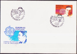 Europa CEPT 1983 Portugal FDC1 Y&T N°1580 - Michel N°1601 - 37,50e EUROPA - 1983