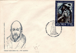 Poland 1984 Paintings St Francis By El Greco, First Day Cover - FDC