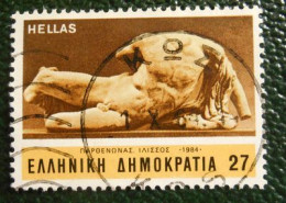 39 Hellas Grèce Oblitéré Statue - Museums