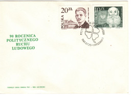 Poland 1985 Labour Movement 90th Anniversary   First Day Cover - FDC