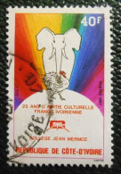 59 République De Côte D’Ivoire Oblitéré Amitié Culturelle Franco Ivoirienne - Other & Unclassified