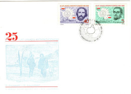 Poland 1986 Antarctic Treaty 25th Anniversary First Day Cover - FDC