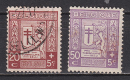 Lot De Timbres De Belgique De 1926 YT 241 Et 242 MI 219 Et 220 - Andere & Zonder Classificatie