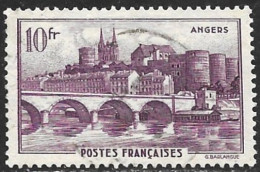 TIMBRE N° 500  -  ANGERS  -  OBLITERE  -  1941 - Used Stamps