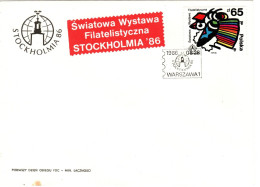 Poland 1986 Stockolmia 86. First Day Cover - FDC