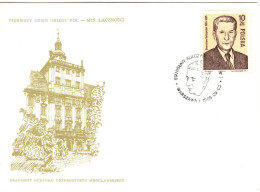 Poland 1986 Stanislaw Kulcynski, First Day Cover - FDC