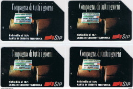 4  US.  £. 2.000 + 5.000 + 10.000 + 15.000 - 30.06.1995  COMPAGNA  DI  TUTTI  I  GIORNI - S. CPL. - MANTEGAZZA  - QUESTE - Públicas Figuración Ordinaria