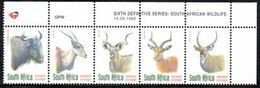 South Africa - 1999 Redrawn 6th Definitive SPR Antelopes Control Block (1999.04.14) (**) - Blocks & Sheetlets