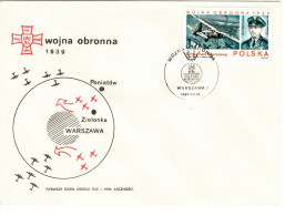 Poland 1987  WW2 First Day Worsaw Air Battle - FDC