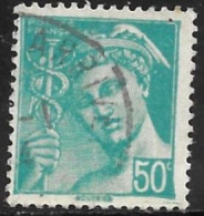 TIMBRE N° 538  -  MARIANNE DE LUQUET  -  OBLITERE  -  1942 - Used Stamps
