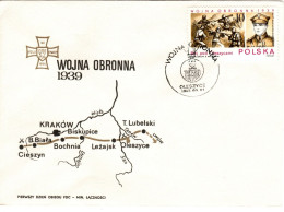 Poland 1987 WW2 Battle Scene First Day Cover - FDC