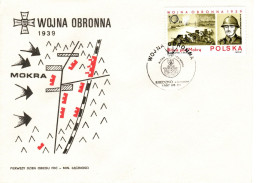 Poland 1987 WW2 First Day Mokra Battle First Day Cover - FDC