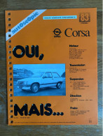 Catalogue / Brochure / Prospekt Force De Vente Citroën : Opel Corsa (1983) - Pubblicitari