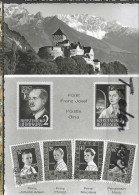 Lichtenstein, Castle Vaduz, Fürst Franz Josef, Fürstin Gina, Nicht Gelaufen, Non Décrit - Liechtenstein