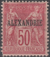 ALEXANDRIE Poste  15 * MLH Type Paix Et Commerce 1899-1900 (CV 50 €) [ColCla] - Ongebruikt