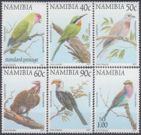 NAMIBIA 1997, BIRDS, SIX MNH STAMPS With BIRDS Of SERIES In GOOD QUALITY, ANOTHER STAMPS Are With DIFFERENT TOPICS, *** - Namibie (1990- ...)