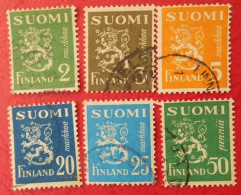 40 Suomi Finland Finlande Lions Armoiries - Other & Unclassified