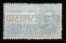 Regno 1925/26 - Espresso 1,25 - Varietà Decalco - Usato - Exprespost