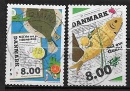 Danemark 2016 N°1823/1824 Oblitérés Gastronomie Nordique - Used Stamps