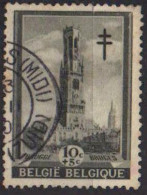 Belgique 1939 COB 519, 520, 521, 522, 524 - Les Beffrois - Usati