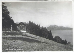 Hotel Seebodenalp Mit Pilatus Pension Ob Küssnacht GF 1955 Selten - Küssnacht