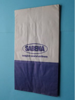 SABENA > Sac / Zakje > PAPIER ( Formaat 22,5 X 12 Cm.) Belgian World Airlines ( Zie / See / Voir / Sehen Sie SCANS ) ! - Andere & Zonder Classificatie