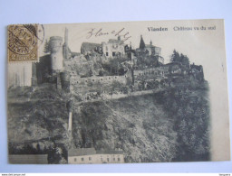 Vianden Château Vu Du Sud Edit. N. Schumacher 1911 Circulée 1911 - Vianden