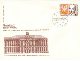 Poland 1988 World Post Day  First Day Cover - FDC