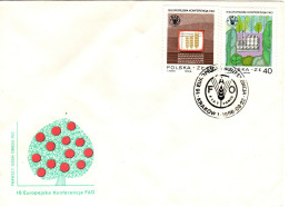 Poland 1988 FAO Conference  First Day Cover - FDC