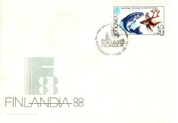 Poland 1988 Fnlandia 88  First Day Cover - FDC
