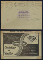 HORLOGERIE / 1955 ALLEMAGNE ENVELOPPE PUBLICITAIRE EN FRANCHISE POSTALE CCP (ref 1020) - Uhrmacherei