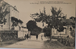 Rouillac Anville Ecole Et Mairie Rue D'Auge - Rouillac