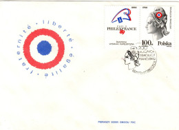 Poland 1989 Philexfrance 89,first Day Cover - FDC