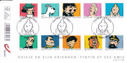 B01-243 FDC P1783 4406 4415 Carnet B146 BD Rare Hergé Tintin Et Ses Amis Kuifje 6762 Saint-Mard 19-04-2014 - 2001-2010